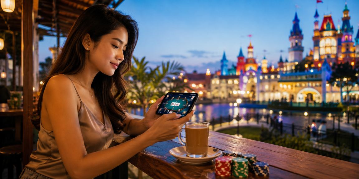 Pemain Malaysia log masuk ke akaun mr1 untuk menikmati permainan poker dalam talian
