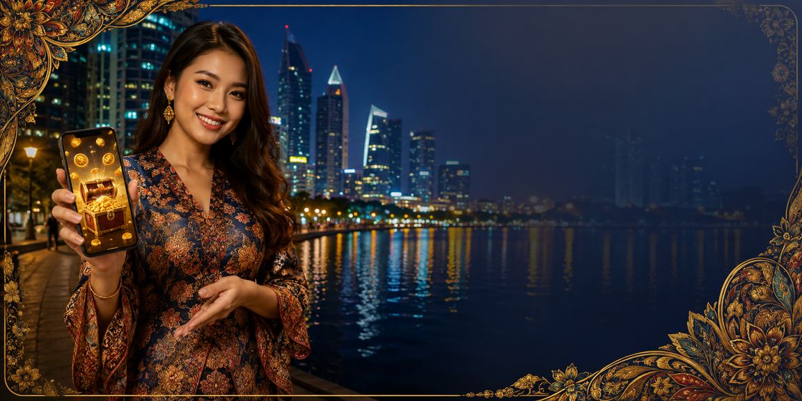 Pemain bertaruh dengan pakaian batik di Petaling Jaya melalui platform mr1